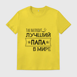 Мужская футболка Так выглядит ЛУЧШИЙ ПАПА в мире