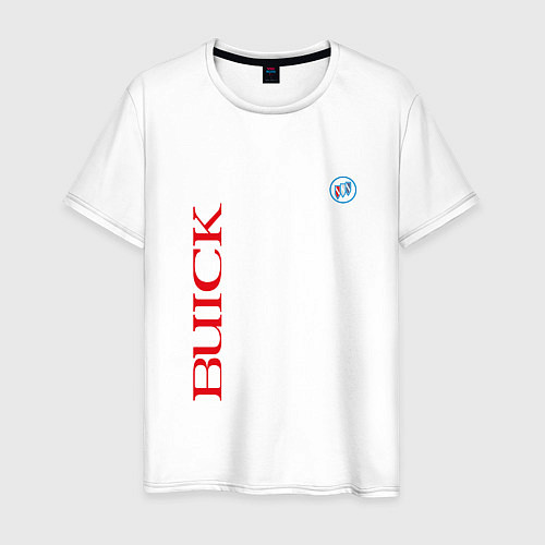 Мужская футболка Buick Emblem Logo / Белый – фото 1