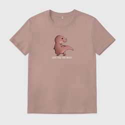 Мужская футболка Dino Love you this much