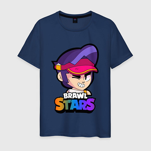 Мужская футболка FANG BRAWL STARS ФЭНГ АВАТАРКА / Тёмно-синий – фото 1