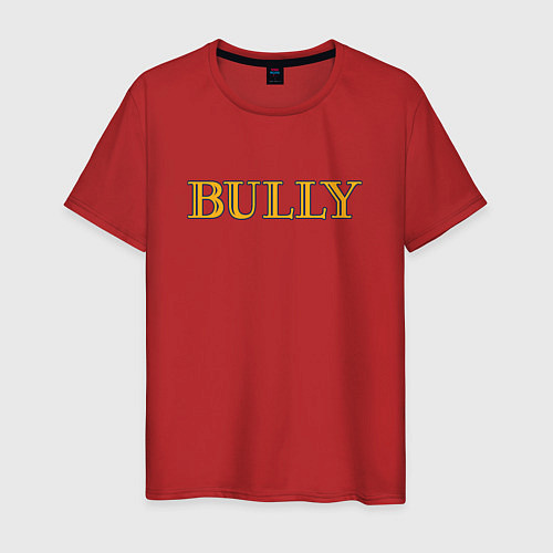 Мужская футболка Bully Big Logo / Красный – фото 1