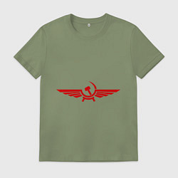 Мужская футболка Серп и молот в виде орла