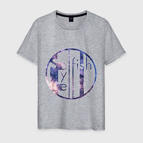 Мужская футболка Selfisheye logo / Меланж – фото 1