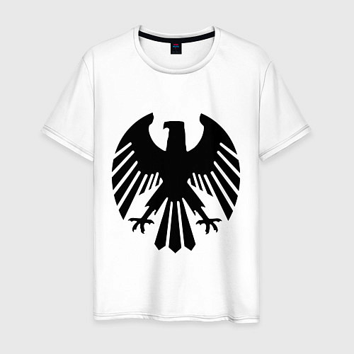 Мужская футболка Немецкий гербовый орёл / Белый – фото 1