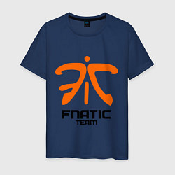 Футболка хлопковая мужская Dota 2: Fnatic Team, цвет: тёмно-синий