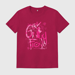 Мужская футболка GIRL FIGTH женская драка