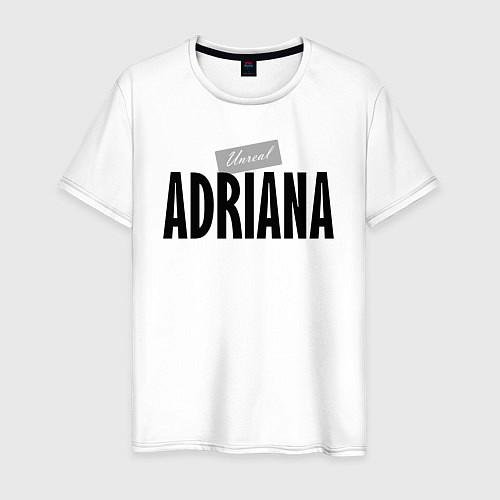 Мужская футболка Нереальная Адриана / Белый – фото 1