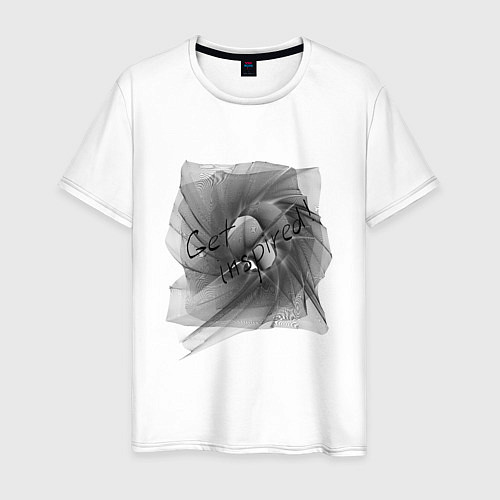 Мужская футболка Коллекция Get inspired! Абстракция 952-Gi / Белый – фото 1