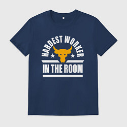 Мужская футболка Hardest Worker in the Room Скала