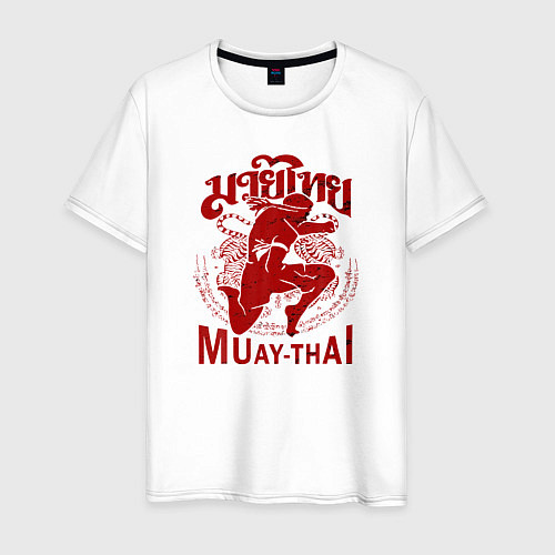 Мужская футболка Muay Thai Thailand / Белый – фото 1