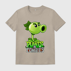 Мужская футболка Plants vs Zombies Горохострел