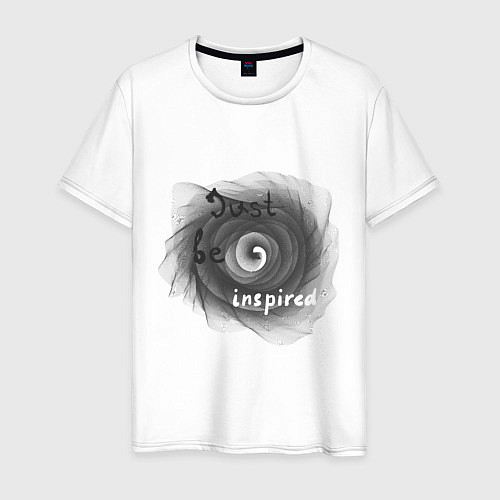 Мужская футболка Коллекция Get inspired! Абстракция F2-jbi / Белый – фото 1