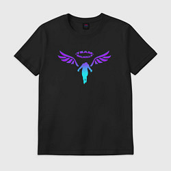 Футболка хлопковая мужская WALHALLA TEAM NEON LOGO ТОКИЙСКИЕ МСТИТЕЛИ, цвет: черный