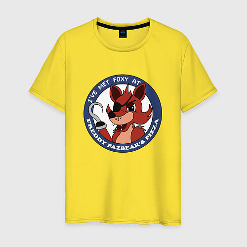Мужская футболка Freddy Fazbears Pizza 2022 / Желтый – фото 1
