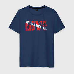 Мужская футболка DIVE лого с аквалангистами