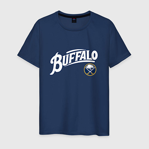 Мужская футболка Баффало Сейберз , Buffalo Sabres / Тёмно-синий – фото 1