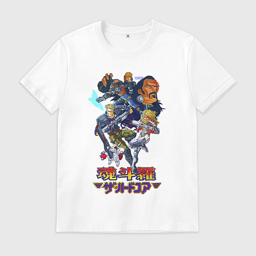 Мужская футболка Hard corps / Белый – фото 1