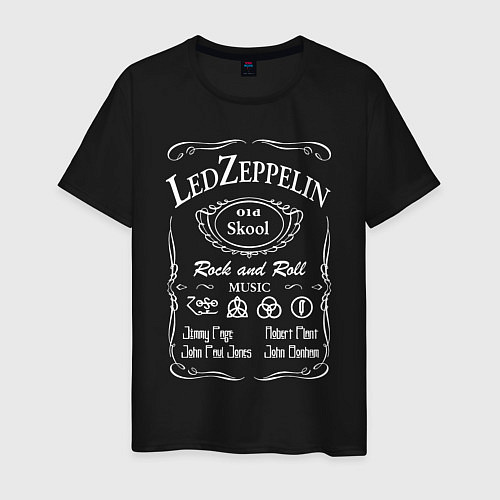 Мужская футболка Led Zeppelin, Лед Зеппелин / Черный – фото 1