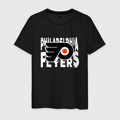 Мужская футболка Филадельфия Флайерз , Philadelphia Flyers / Черный – фото 1