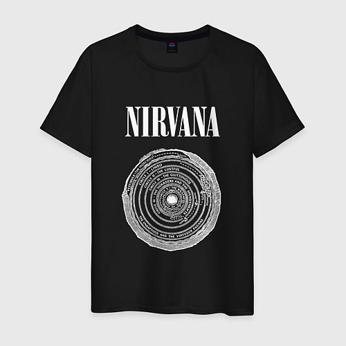 Мужская футболка Nirvana Нирвана Круги ада / Черный – фото 1