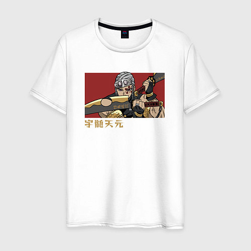 Мужская футболка Ниндзя Тэнген / Белый – фото 1