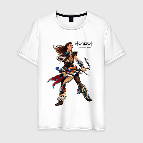 Мужская футболка Элой с луком Horizon / Белый – фото 1