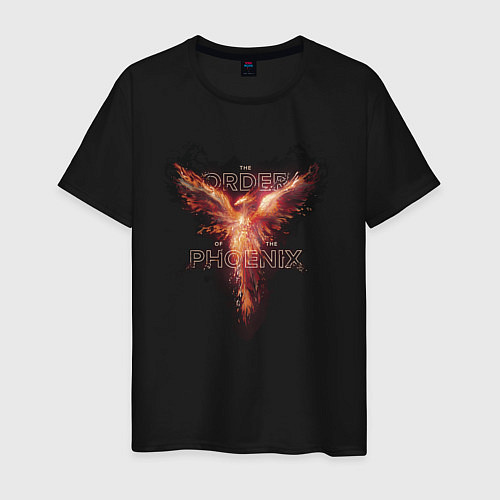 Мужская футболка Order of the FLAMING PHOENIX / Черный – фото 1