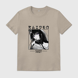 Мужская футболка Райдэн Shogun Raiden, Genshin Impact