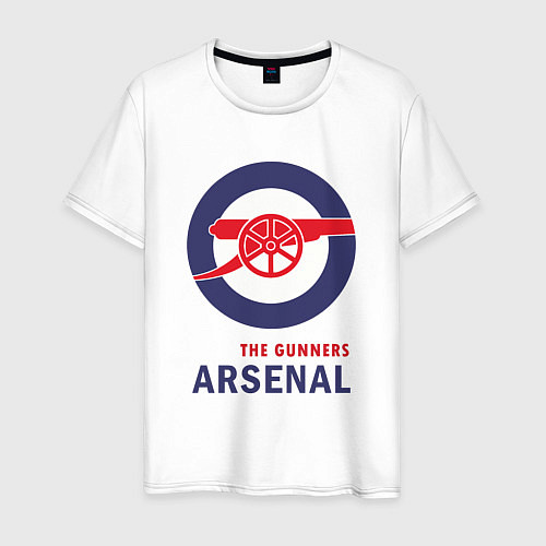 Мужская футболка Arsenal The Gunners / Белый – фото 1