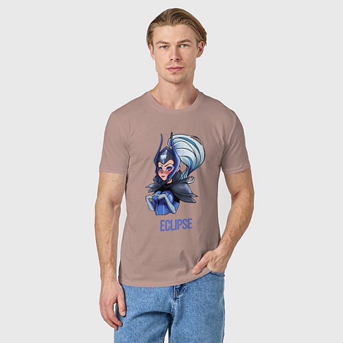 Мужская футболка Luna Луна Dota 2 / Пыльно-розовый – фото 3
