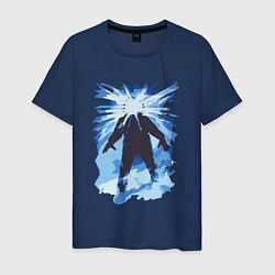 Футболка хлопковая мужская Нечто 1982, цвет: тёмно-синий