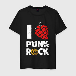 Мужская футболка I LOVE PUNK ROCK