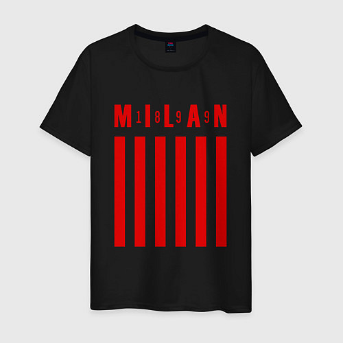 Мужская футболка MILAN МИЛАН 1899 / Черный – фото 1