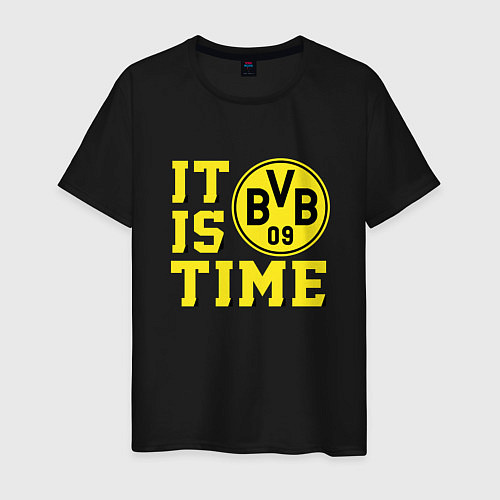 Мужская футболка Borussia Dortmund Боруссия Дортмунд / Черный – фото 1