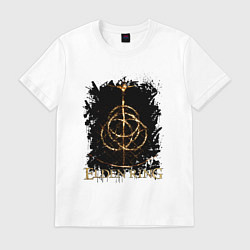Футболка хлопковая мужская ELDEN RING SYMBOL LOGO, цвет: белый