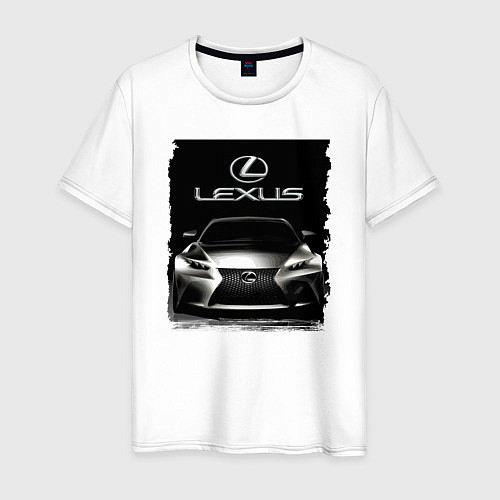Мужская футболка Lexus - этим всё сказано! / Белый – фото 1