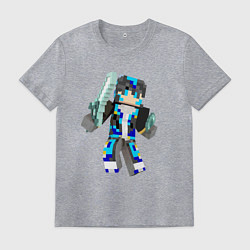 Мужская футболка Minecraft Warrior!