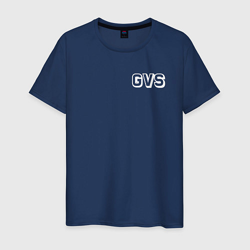 Мужская футболка GVS NEW / Тёмно-синий – фото 1