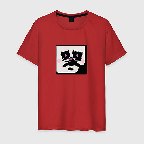 Мужская футболка Кинг Дайс Эмодзи Cuphead / Красный – фото 1