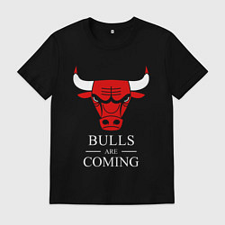 Мужская футболка Chicago Bulls are coming Чикаго Буллз