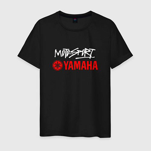 Мужская футболка YAMAHA Moto Sport / Черный – фото 1