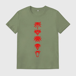 Мужская футболка ШКОЛА ВЕДЬМАКОВ THE WITCHER SCHOOL