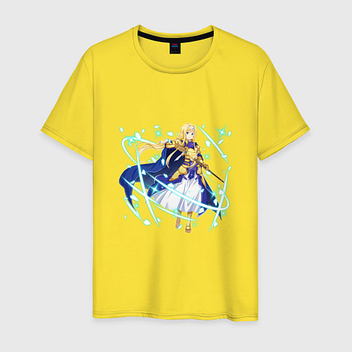 Мужская футболка Alice Zuberg / Желтый – фото 1