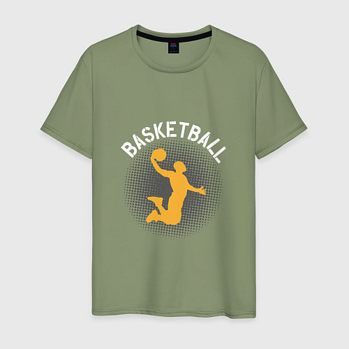 Мужская футболка Basketball Dunk / Авокадо – фото 1
