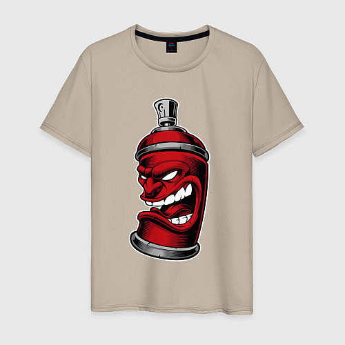 Мужская футболка Red balloon / Миндальный – фото 1