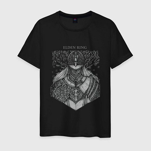 Мужская футболка Рыцарь Elden Ring / Черный – фото 1