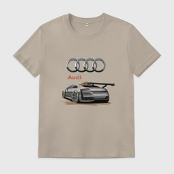 Мужская футболка Audi Racing team