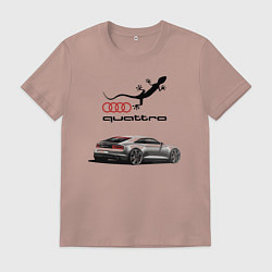 Мужская футболка Audi quattro Lizard