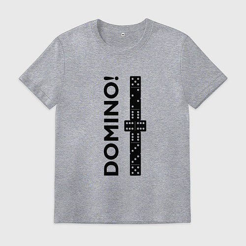 Мужская футболка Доминоспорт / Меланж – фото 1