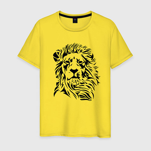 Мужская футболка Lion Graphics / Желтый – фото 1